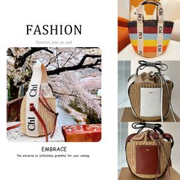 Modish Luxury Woody Bucket Bag Womens Color Shopping Designer The Tote Bags Straw Clutch Crossbody Shoulder Handbag Waterproof Basket Luxurys Girls Colorful