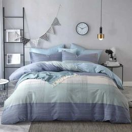 Bedding sets Soft cotton modern bedding zippered tie mint green down duvet cover perfect for him and her easy to care for soft and durable J240507