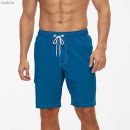 Men's Swimwear Mens swim trunks swimwear beach board shorts mens quick drying sports shorts mesh lined swimsuit XW
