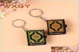 Party Favor Keychain Party Favor Quran Book Cool Cute Car Bag Key Fashionable Accesories Ring Mini Fashion Whole Islam Gift 176222692