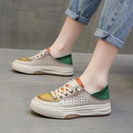 Casual Shoes Flat For Women Woman Footwear Mesh Breathable High On Platform Quality Spring Trends 2024 And Low Price Shoe