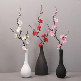 Decorative Flowers Artificial Plum Blossom Chinese Style Small Winter Flower Living Room Decor Silk Branch Party Supplies