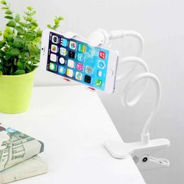 Cell Phone Mounts Holders Universal Cell Phone holder Flexible Long Arm lazy Phone Holder Clamp Bed Tablet Car Mount Bracket For iPhone XS X