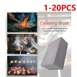 Brushes 120PCS Pumice Stone BBQ Brush Barbecue Mesh Griddle Cleaning Brush Outdoor Grill Brick