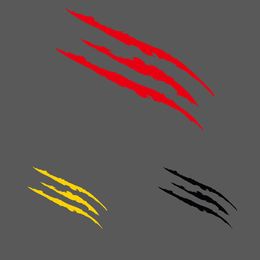 New Car Styling Ghost Claw Scratch Stripe Marks Headlight Auto Body Decorative Stickers PVC Carving Vinyl Decal