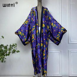 Summer Kimono African Boho Print Dress Beach Wear Elegant Cardigan Sexy Holiday Outfits For Women Vestidos Beachwear