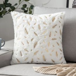 Bedding Cushion Cover Feather Fur Upholstery Cushion Pillowcase Wholesale Home Bedroom Decorative Pillowcase Sofa Pillowcase