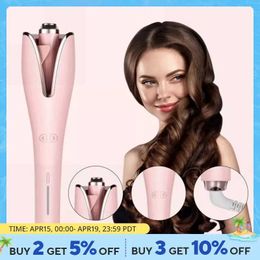 Curling Irons Curler hot comb automatic curler ceramic rotating air rod magic Perm large Q240506