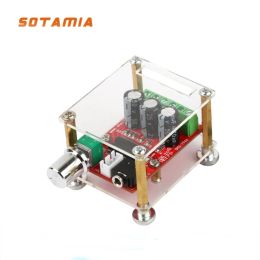 Amplifiers SOTAMIA YDA138E Power Amplifier Board 2.0 Stereo Class D Sound Speaker Amplifier Mini Home Audio Amplificador 12Wx2 With Shell