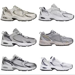 New designer sneakers 530 designer shoes luxury trainers for mens womens white silver angora ivory black cream grey chaussure women sneakers outdoor M530 sh055