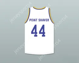 CUSTOM NAY Mens Youth/Kids ANTHONY C HALL TONY THE POINT SHAVER 44 WESTERN UNIVERSITY WHITE BASKETBALL JERSEY WITH BLUE CHIPS PATCH TOP Stitched S-6XL