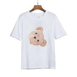 Palm PA Harajuku 24SS Summer Letter Printing Bear Logo T Shirt Boyfriend Gift Loose Oversized Hip Hop Unisex Short Sleeve Lovers Style Tees Angels 2004 XVB