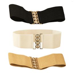 Belts Women Wide Elastic Waist Belt Lady Stretch For Travel Shopping Holidays