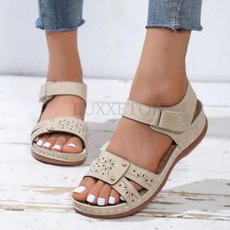 Sandals Summer Women Fashion Open Toe Casual Elegant Womens Wedge Buckle Footwear Women's Sandal