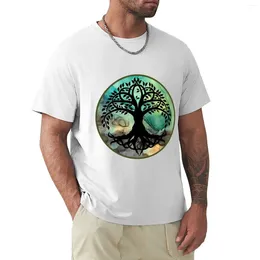 Men's Polos Tree T-Shirt Customs Animal Prinfor Boys Hippie Clothes Plus Size Tops T Shirts For Men Cotton