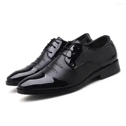 Dress Shoes With Lacing Official Gents Heels Sneakers For Men 2024 Elegant Men's Formal Dresses Sports High-tech