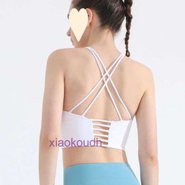 Fashion Lltops Sexy Women Yoga Sport Underwear Sports Bra Womens Beautiful Back Summer Shockabsorbing Gathering Running Fitness Moisture Wicking High