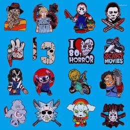 Brooches Halloween Horror Movie Enamel Pin Brooch Metal Pins For Backpacks Badges On Backpack Lapel Fashion Jewelry Accessories Wholesale