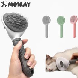 Grooming Grooming Pet Hair Remover Brush Cat Dogs Hair Comb Removes Comb Short Massager Pet Goods for Cats Dog Brush Accessories Supplies