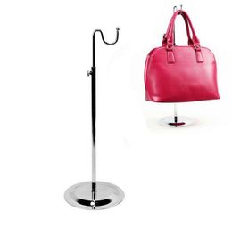 handbag display stand women bags display rack adjustable metal hooking holder wig purse hat silk scarf Clothing store prop shelf2133562