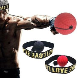 1pcs Boxing Reaction Ball Sport 90cm MMA Muay Thai PU Reaction Ball Reaction Time Training Speed Ball Exercise Accessories 240428