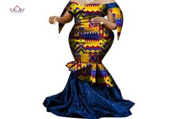 Made in China 2020 Fashion African Dresses for Women Dashiki Plus Size African Clothes Bazin Plus Size Party Dress WY68303180881
