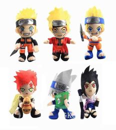 Party Favour 25cm Anime Naruto Plush Toy Cool Gaara Hatake Kakashi Uchiha Itachi Sasuke Soft Stuffed Dolls Christmas Gifts Kids Toy6776321