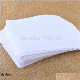 Cleaning Cloths 100Pcs 170Gsm 15X18Cm Sublimation White Glasses Lens Eyeglasses Eyewear Microfiber Cloth Custom Drop Delivery Home Gar Dhbt9