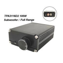 Accessories DLHiFi 100W TPA3116 Subwoofer Full range Power Amplifier Audio Home Theatre TPA3116D2 Mono Digital Sound NE5532 OPAMP Board