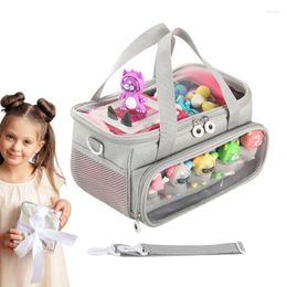 Storage Bags Cute Speaker Pouch Protective Organizer Bag For Audio With Shoulder Strap And Handle Bar Carrying Collectible