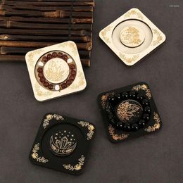 Jewelry Pouches Wooden DIY Display Base Reusable Carving Crystal Stone Round Beads Pendant Laser Cutting Bracelet Tray