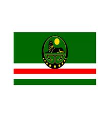 Chechen Republic State Flag 3x5 FT Promotional Flag Festival Party Gift 100D Polyester Indoor Outdoor Printed selling9773844