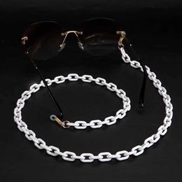 Eyeglasses chains Teamer Fashion Glasses Chain for Women Acrylic Sunglasses Chains Lanyard Straps Cords Chic Eyeglasses Holder Neck Chains Rope