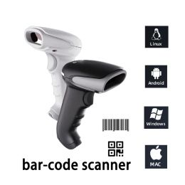 Scanners Onedimensional Wired Laser Scanning Gun Bluetooth Twodimensional Wireless Barcode Scanner Warehouse Super Cashier Scanning Gun