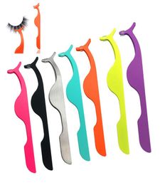 Multifunction Eyelash curler Eyelash clips Tweezers Auxiliary device False eyelashes Eye Lash Clip Beauty Makeup Tool5594607