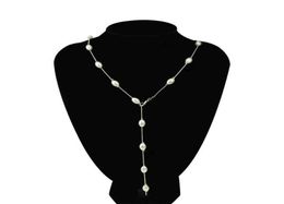 Gothic Baroque Pearl Pendant Necklace A Long Silver Necklace At The Top Of A Large Lady039s Wedding Column G12136055602