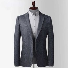 Men's Suits Blazers The new 2023 autumn and winter jacket ultra-thin set casual high-quality mens clothing party business Q240507