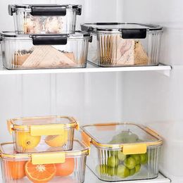 Storage Bottles Single-layer Lunch Box Airtight Food Container With Lid Portable Compartment Microwave Heating Sealed