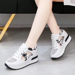Fitness Shoes Fashion Women Wedge Sneakers Casual Female Mesh 2024 Summer Breathable Trainers Ladies Basket Femme Tenis Feminino