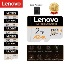 Adapter Lenovo Ultra A2 1TB Flash Memory SD Card 256GB 2TB SD Memory Card 128GB UHSIII Micro TF/SD Card 128GB For Camera/Dash Cam/Drone