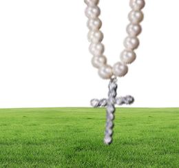 Fashion- pendant necklaces for men women luxury designer pearls chain necklaces bling diamond es pendants pearl necklace jewelry4060404