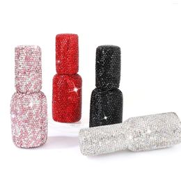 Storage Bottles Diamond-Encrusted Perfume Bottle 10ml Spray Glass Empty Cosmetics Sample Vials Mini Refillable Sprayer Makeup Tools 2024