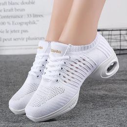 Casual Shoes Summer Mesh Women's Dance Sneakers Jazz Dancing For Woman Modern Ladies Female Sport Feature 34-41