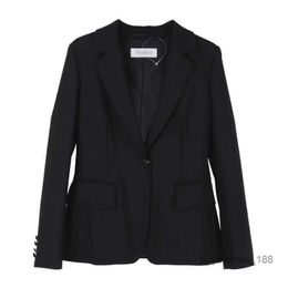 Кашемировый костюм палочке роскошное модельер пальто Maxmaras Новая женская куртка повседневное верхнее пальто