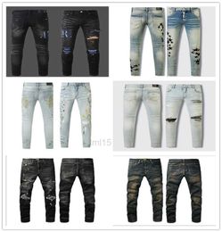 Men's Jeans New Jeans Arrivals Mens Luxury Designer Denim Jeans Pants Holes Trousers Biker Mens Clothing 2024 Hot Sellm1s1