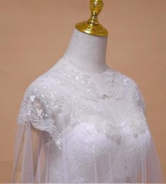 Shawl Luxury Bridal Wedding Cape Party Evening Dress Shoulder Jewellery Women 3m Long Chapel Veil Brides Accessories Ts7r7804857