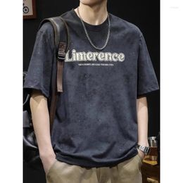 Men's T Shirts Full Star Fashion Brand Short Sleeve T-shirt Summer Loose Large Size Clothing Heavy