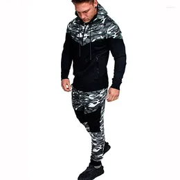 Men's Tracksuits Men Tracksuit Sportswear Military Hoodie Sets Camouflage Autumn Winter Tactical Sweatshirts And Pants 2 Pieces Sport Suits