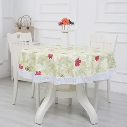 Table Cloth B103Velvet Plastic Large Round Tablecloth PVC Waterproof And Oil-proof No-wash