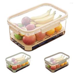 Storage Bottles Fruits Containers With Lid Food Box Handle Veggie Tray Biscuits Candy Nuts Container